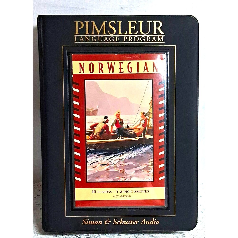 Pimsleur Norwegian Language Course 10 Lessons 5 Audio Cassettes Box Set 1998